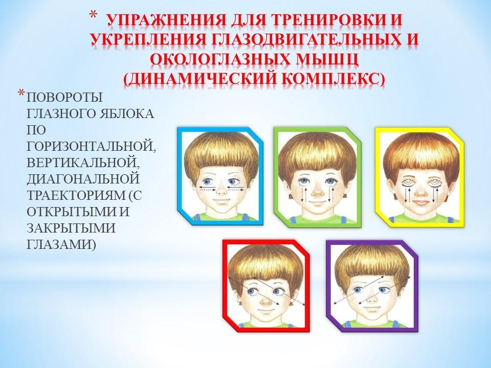 Значение гимнастики для глаз
